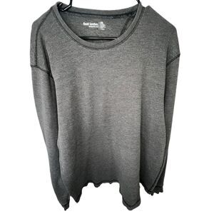 Men’s Foot Locker Dark Grey Basic Long Sleeve Thermal T-Shirt